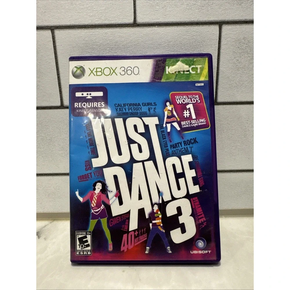 Just Dance 3 (Microsoft Xbox 360) Kinect Sensor Required FAST SHIPPING